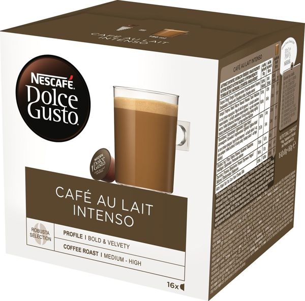 Nescafe NESCAFE DOLCE GUSTO Café au Lait Intenso 16 κάψουλες, 160 γρ.