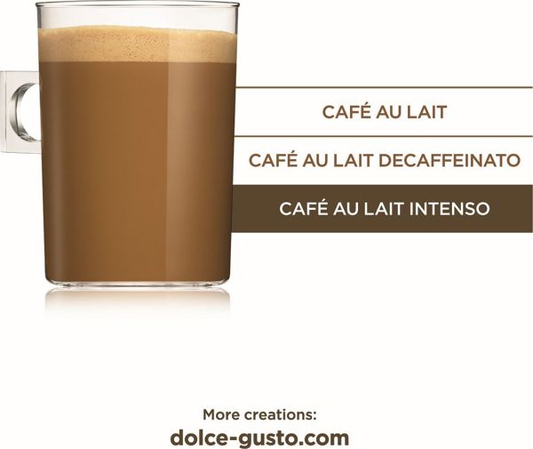 Nescafe NESCAFE DOLCE GUSTO Café au Lait Intenso 16 κάψουλες, 160 γρ.