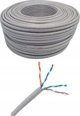 Καλώδιο δικτύου NetRack - LAN twisted pair, κατηγορία 6, UTP, γκρι, 100m, CCA
