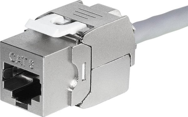 NetRack μονάδα Keyston Jack 1xRJ45 8p8c (105-32)