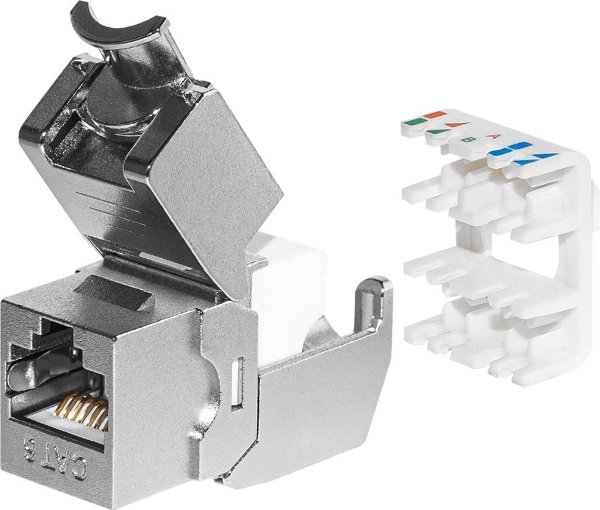 NetRack μονάδα Keyston Jack 1xRJ45 8p8c (105-32)