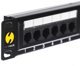 NetRack Πάνελ διανομής 19'' 24 θύρες Κατ. 5e UTP Μαύρο (104-05)
