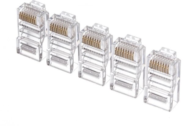 Βύσμα RJ45 UTP linka, κατ. 5e (100 τεμ) (NP41)