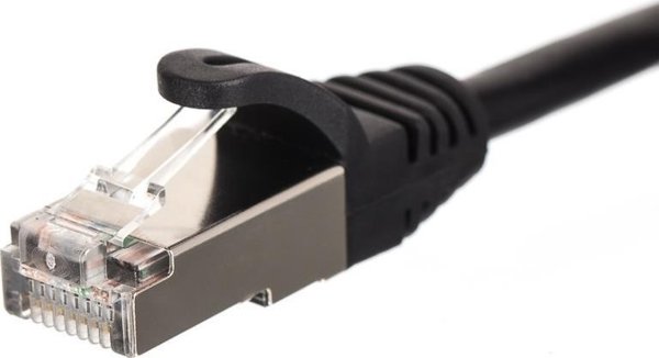 Καλώδιο Patchcord RJ45, κατ. 6 FTP F/UTP, 1m, NetRack, μαύρο