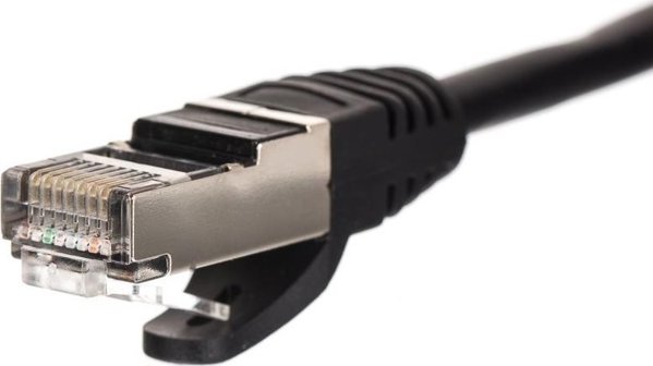 Καλώδιο Patchcord RJ45, κατ. 6 FTP F/UTP, 1m, NetRack, μαύρο