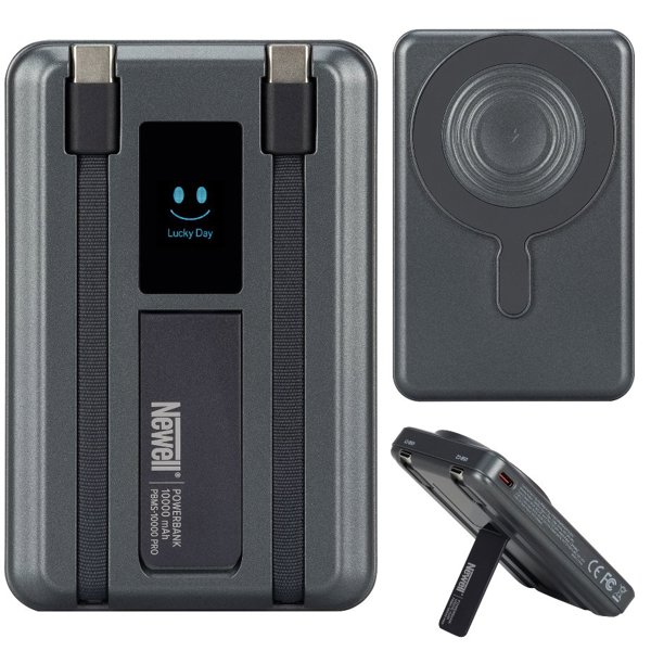 NEWELL NL4894 Power Bank 10000 mAh 2x USB-C MagSafe szary