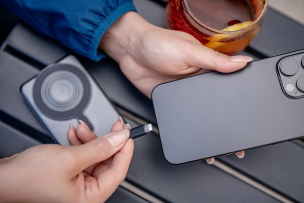 NEWELL NL4895 Power Bank 10000 mAh Lightning USB-C Magsafe szary