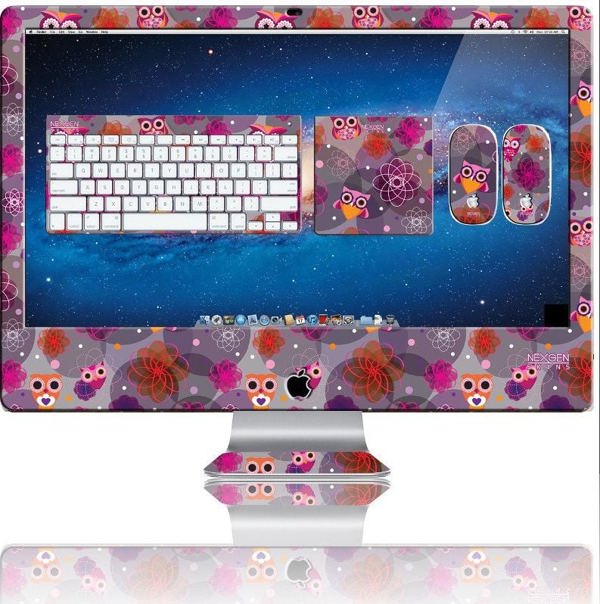 Nexgen Skins Σετ δερμάτων για θήκη με εφέ 3D iMac 27 (Owlettes 3D)