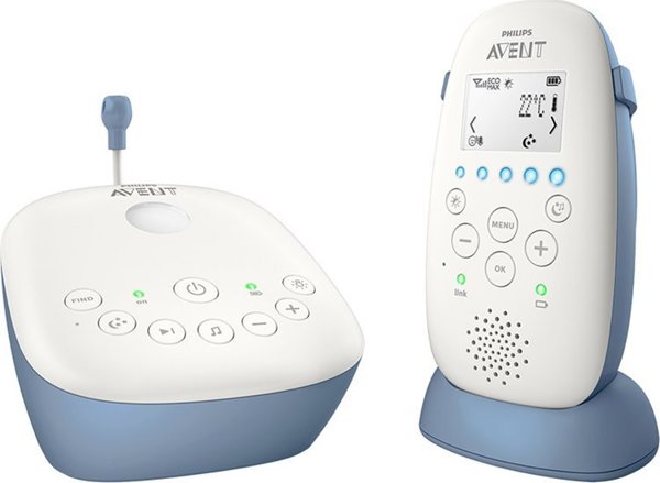 Νταντά Philips Philips Avent λευκό/μπλε - Ραδιοφωνική νταντά