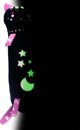Nice Mascot Momomi Cat που λάμπει στο σκούρο, σκούρο ροζ, 60 cm 14236718 8056779482013