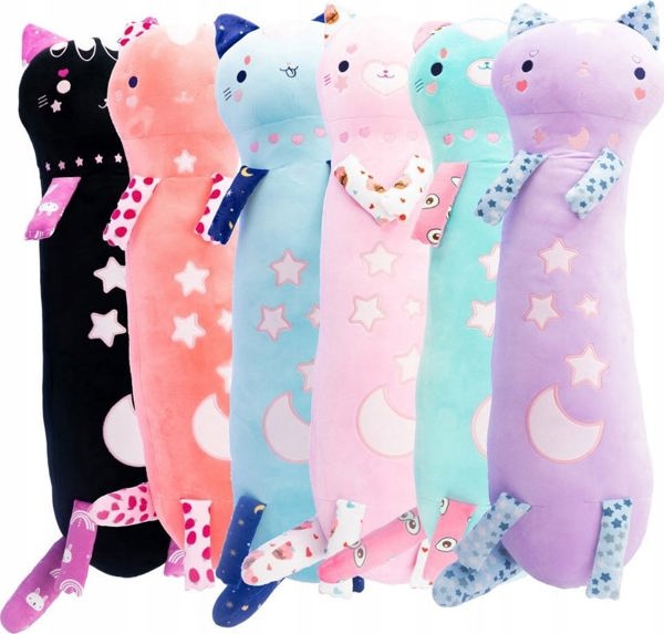 Nice Mascot Momomi Cat που λάμπει στο σκούρο, σκούρο ροζ, 60 cm 14236718 8056779482013