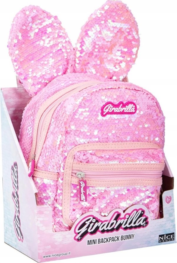 Nice Σακίδιο Girabrilla Κουνελάκι ροζ