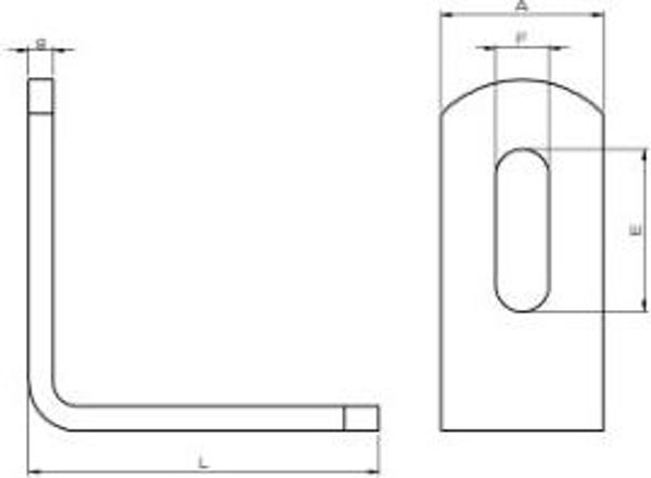Niczuk Γωνιακό στήριγμα 90° για προφίλ A, C (1130090000)