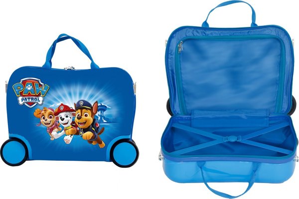 Nickelodeon Βαλίτσα Paw Patrol Μικρή Με Ρόδες, Υλικό ABS/PC, Μπλε, 45cm