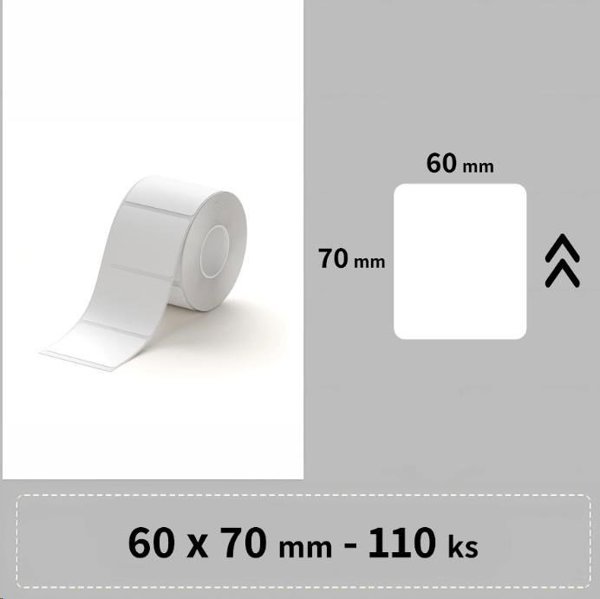 Niimbot Niimbot ετικέτες T 60x70mm 110τεμ Λευκές για B3S 13925459 6975746638746