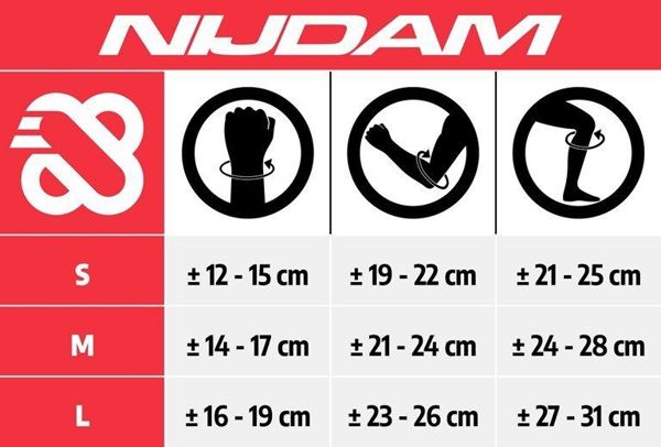 Nijdam Επιγονατίδες για πατίνια για παιδιά Neo Nero Nijdam L