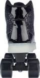 Nijdam Πατίνια Flashing Glitter and Glamour μαύρα μ. 35-36 (28366)