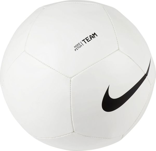 Nike Μπάλα Ποδοσφαίρου Pitch Team DH9796-100, Για Φυσικό Γρασίδι, Λευκή, Μέγεθος 3