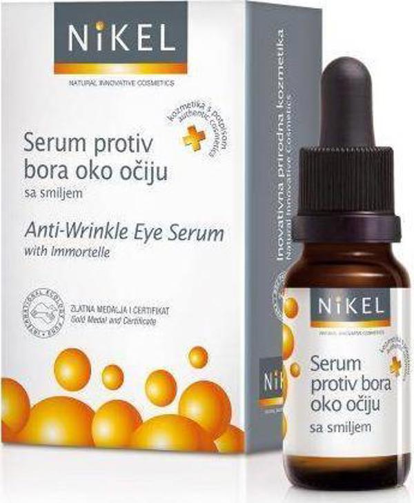Nikel NIKEL, Αντιρυτιδικός ορός ματιών με λουλούδι Imortelle, 10ml