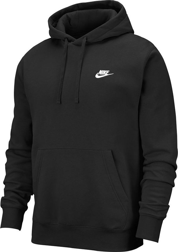 Nike Ανδρικό Φούτερ Nike NSW Club Hoodie Μαύρο BV2654 010 S