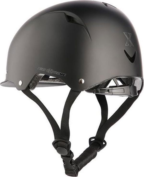 Nils Extreme Κράνος MTW02 Μαύρο, Μέγεθος XS - Προστατευτικό για Πατίνια, Skateboard και Scooter