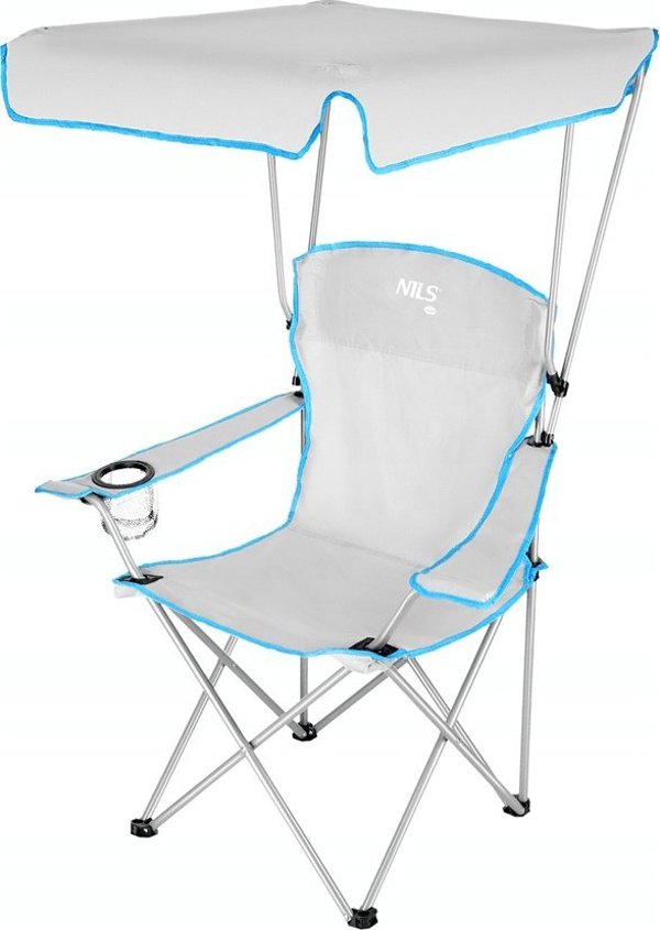 Nils Extreme NC3087 ΓΚΡΙ ΤΟΥΡΙΣΤΙΚΗ ΚΑΡΕΚΛΑ ΜΕ ΣΚΙΑΣΤΡΟ NILS CAMP