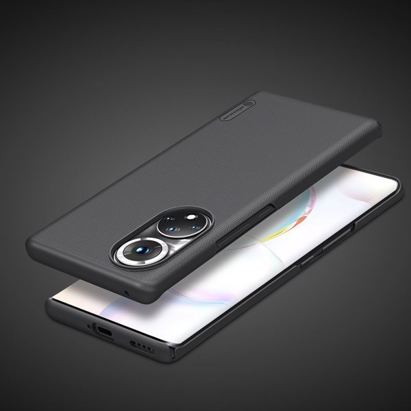 Nillkin Nillkin Super Frosted Shield Θήκη + Βάση Honor 50 Pro Μαύρο