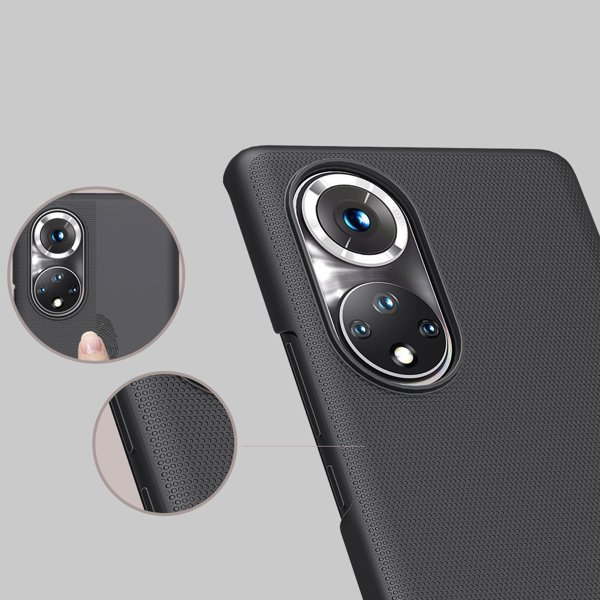 Nillkin Nillkin Super Frosted Shield Θήκη + Βάση Honor 50 Pro Μαύρο