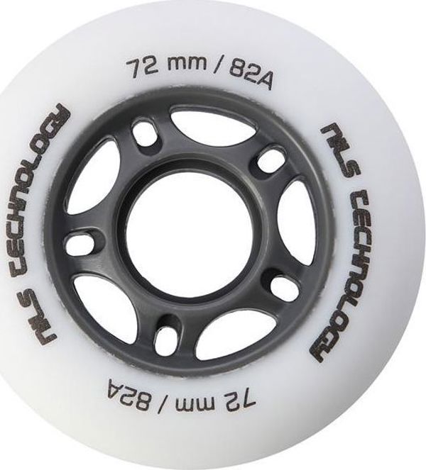 Nils Extreme PU 72x24 82A ΛΕΥΚΟΙ ΜΑΤ ΤΡΟΧΟΙ (4 τεμ.) NILS EXTREME