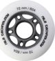Nils Extreme PU 72x24 82A ΛΕΥΚΟΙ ΜΑΤ ΤΡΟΧΟΙ (4 τεμ.) NILS EXTREME