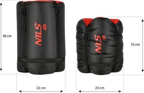 Nils Extreme NC2003 ΜΑΥΡΟΣ-ΚΟΚΚΙΝΟΣ ΥΠΝΟΣΑΚΟΣ NILS CAMP