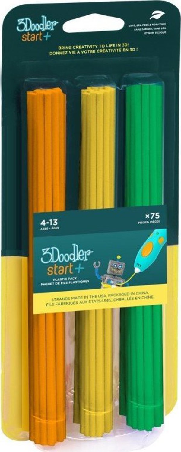 3Doodler Start Νήμα 3D Printing, 2.5mm, 75 Τεμάχια, 3 Χρώματα, 3DS-ECO-MIX2-75