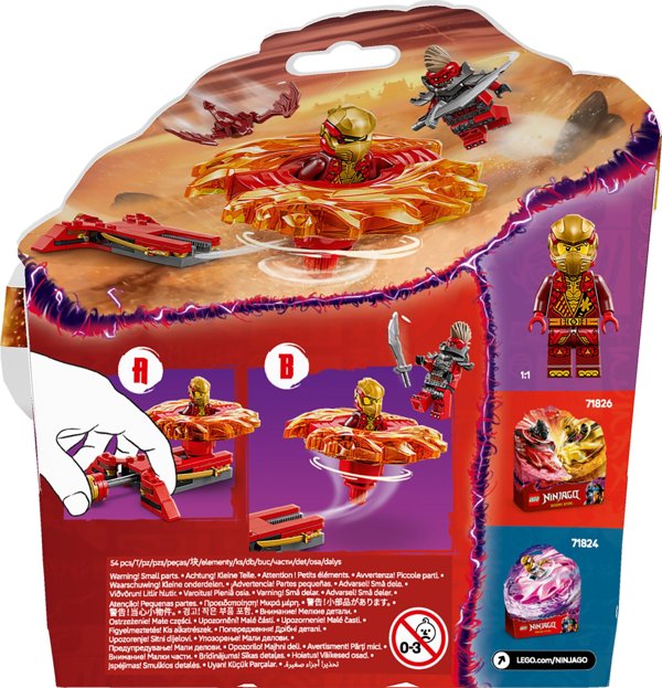 Ninjago Σβούρα δράκου Spinjitzu Kaia (71823)