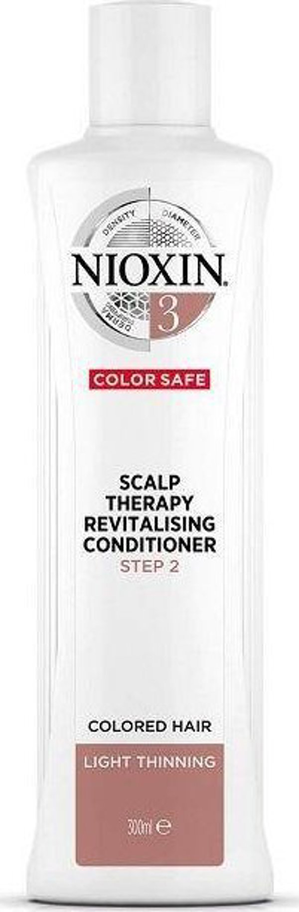 Nioxin NIOXIN System 3 Scalp Therapy Revitalising Conditioner μαλακτική κρέμα για βαμμένα μαλλιά με ελαφριά αραίωση 300ml