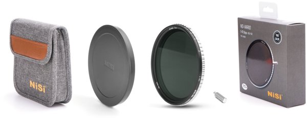 Φίλτρο γκρι NiSi True Color ND-VARIO Pro Nano 1-5 stops, 67 mm