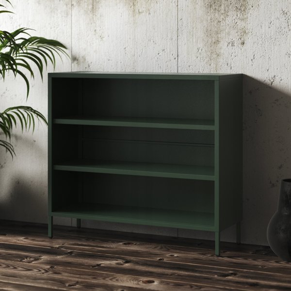 Χαμηλή Ράφι LUCA, 1000 x 900 x 350 mm, Μοντέρνο: Πράσινο Μπουκάλι