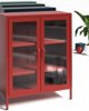 Niska witryna GINA, 800 x 1015 x 400 mm, Modern: granatowa