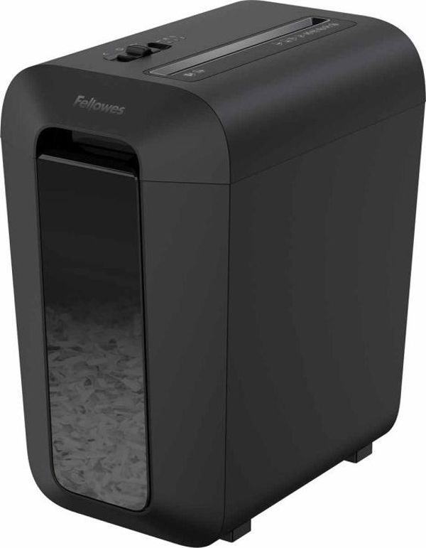 Καταστροφέας Εγγράφων Fellowes LX65, P-4, Τεμαχισμός 10 Φύλλων, Τεχνολογία SafeSense, Για Σπίτι & Γραφείο