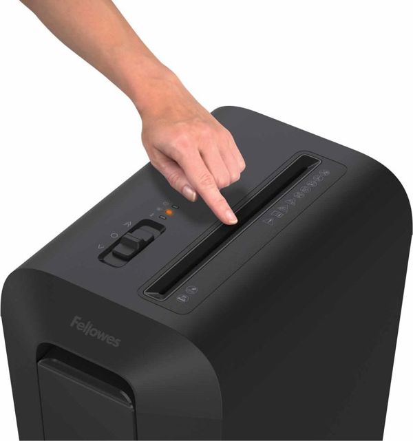 Καταστροφέας Εγγράφων Fellowes LX65, P-4, Τεμαχισμός 10 Φύλλων, Τεχνολογία SafeSense, Για Σπίτι & Γραφείο