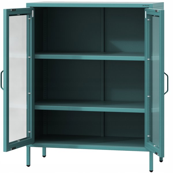 Niska witryna GINA, 800 x 1015 x 400 mm, Modern: morska