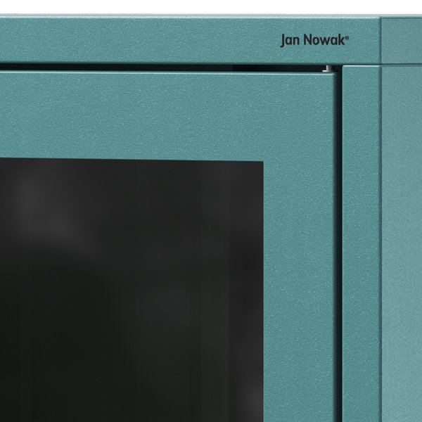 Niska witryna GINA, 800 x 1015 x 400 mm, Modern: morska