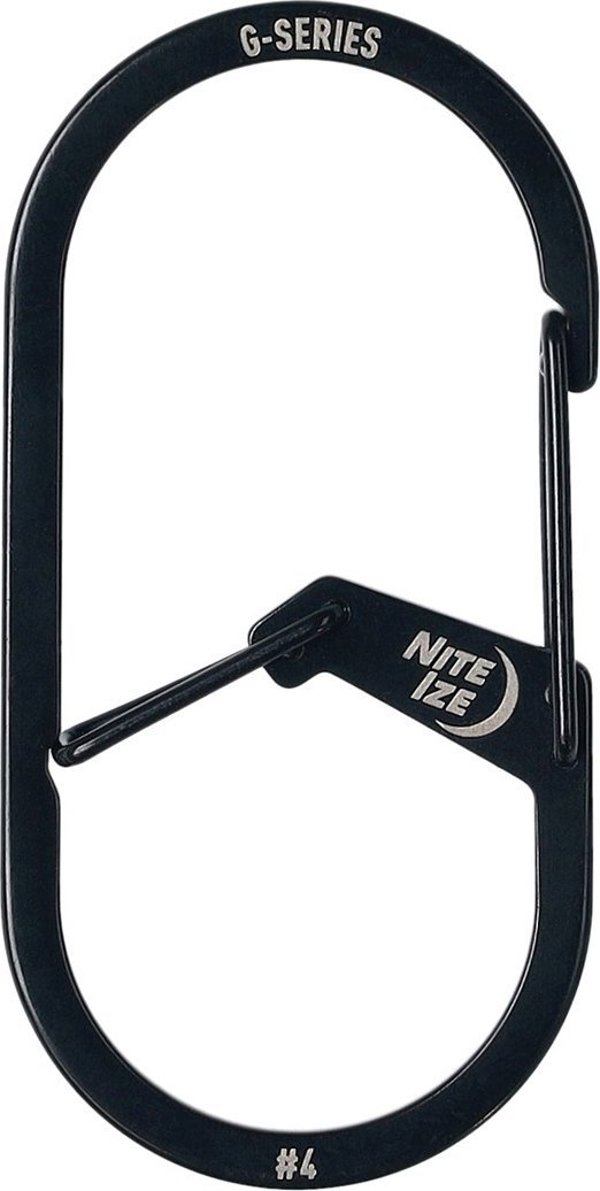 NiteIze G-Series Dual Chamber Carabiner #4 - Διπλό Καραμπίνερ Ασφαλείας