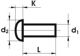 Nitgoz NIT ALUMINIOWY PELNY Z LBEM KULISTYM 6.0*20MM [jm.KG] - 954 6*20 PLK