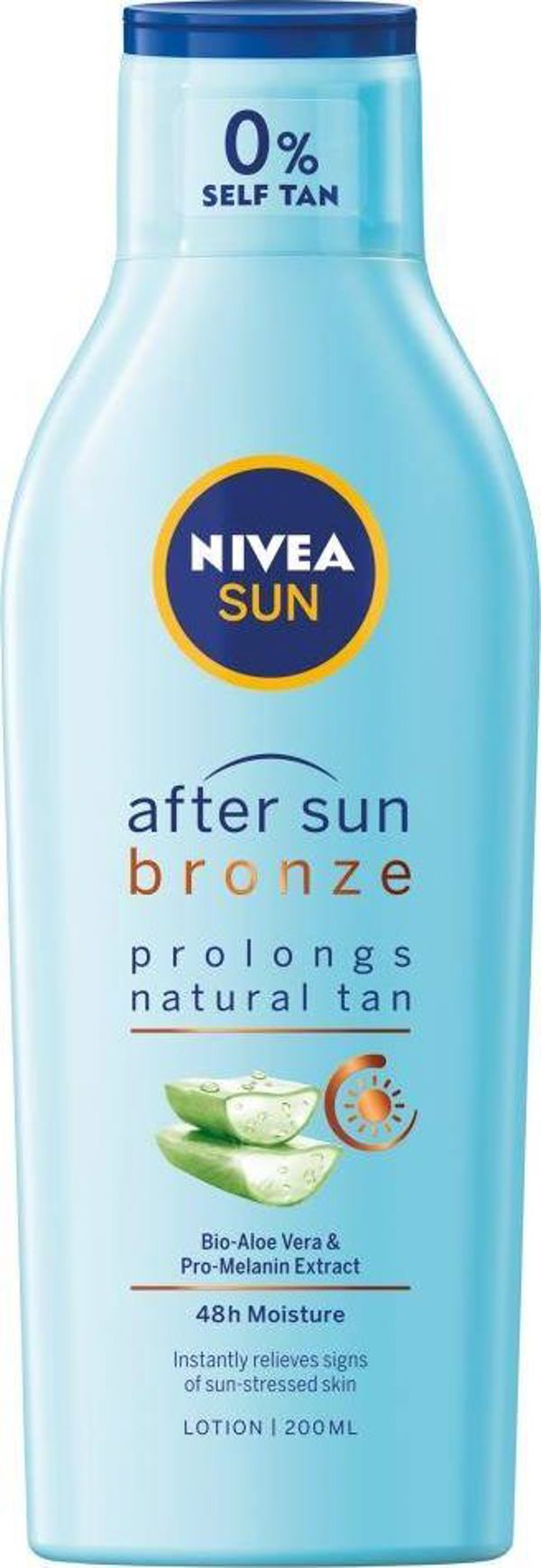 Nivea Sun Bronze After Sun Βάλσαμο για Παράταση Μαυρίσματος, με Bio-Aloe & Pro-Melanin, Ενυδάτωση 48h, 200ml