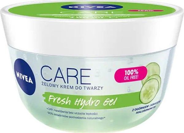 Nivea Care Fresh Hybrid Gel Κρέμα Προσώπου για Λιπαρή & Μικτή Επιδερμίδα με Υαλουρονικό Οξύ, 100ml