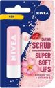 Nivea Scrub Χειλιών Άγριο Τριαντάφυλλο με Βιταμίνη E, Απολεπιστικό Στικ 4.8g