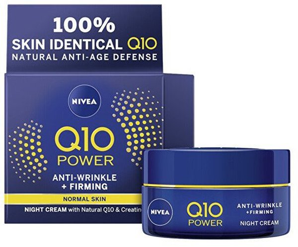 Nivea Q10 Αντιρυτιδική Κρέμα Νύχτας Βαθιάς Αναγέννησης 50 ml