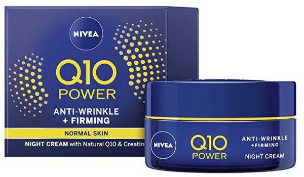 Nivea Q10 Αντιρυτιδική Κρέμα Νύχτας Βαθιάς Αναγέννησης 50 ml