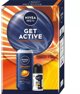 NIVEA_SET Men Get Active Ultimate Impact Duo Sport 24h Fresh Effect Αφρόλουτρο 3σε1 + Black & White Invisible 5σε1 Αντιιδρωτικό Roll-on 50ml