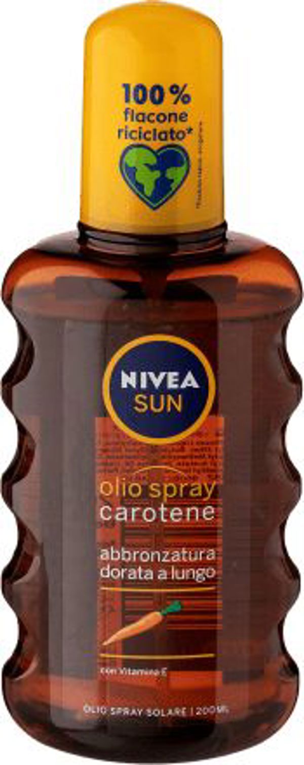 Nivea Nivea Sun Καροτένιο Λάδι Σπρέι Προϊόν για το μαύρισμα σώματος 200ml